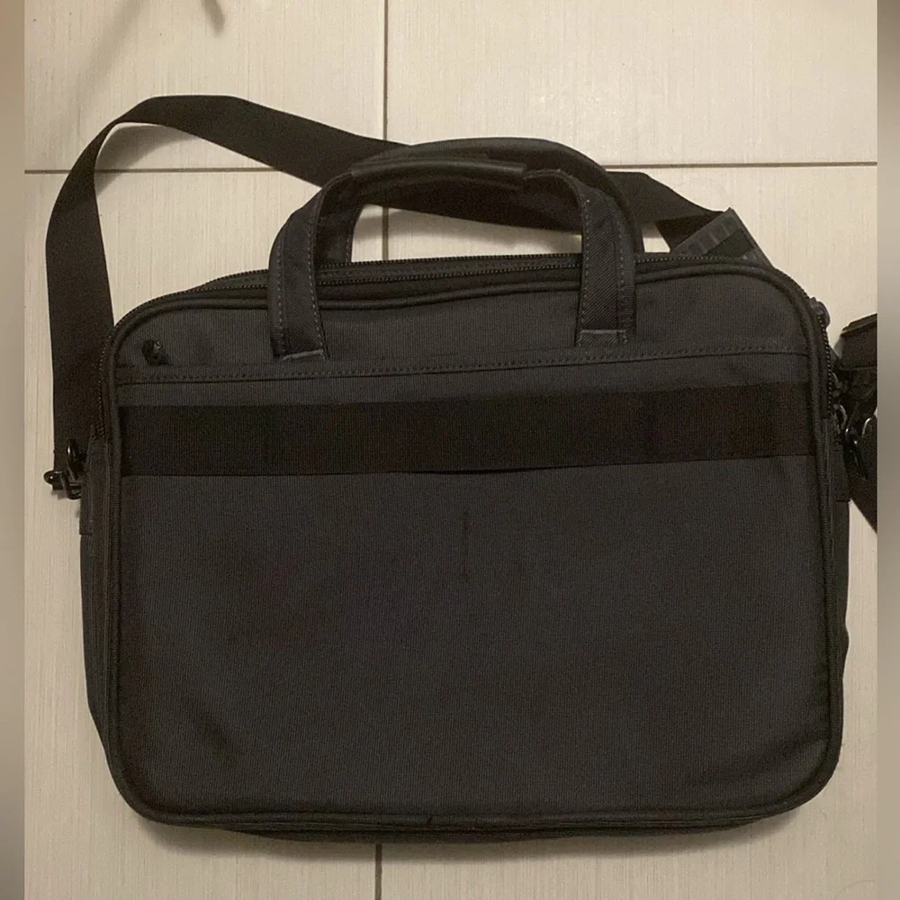 Men Black shoulder bag laptop bag bodycross bag